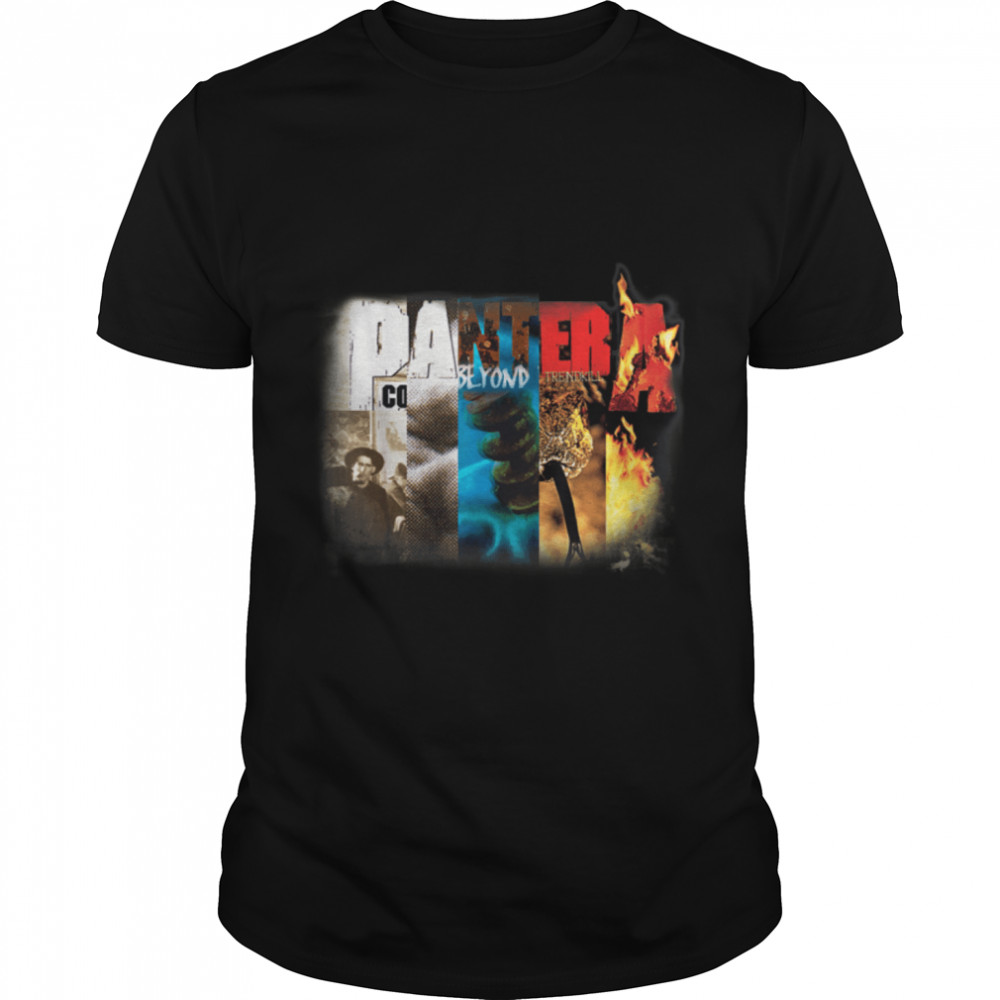Pantera Official Collage Album T-Shirt B07TNMM74N