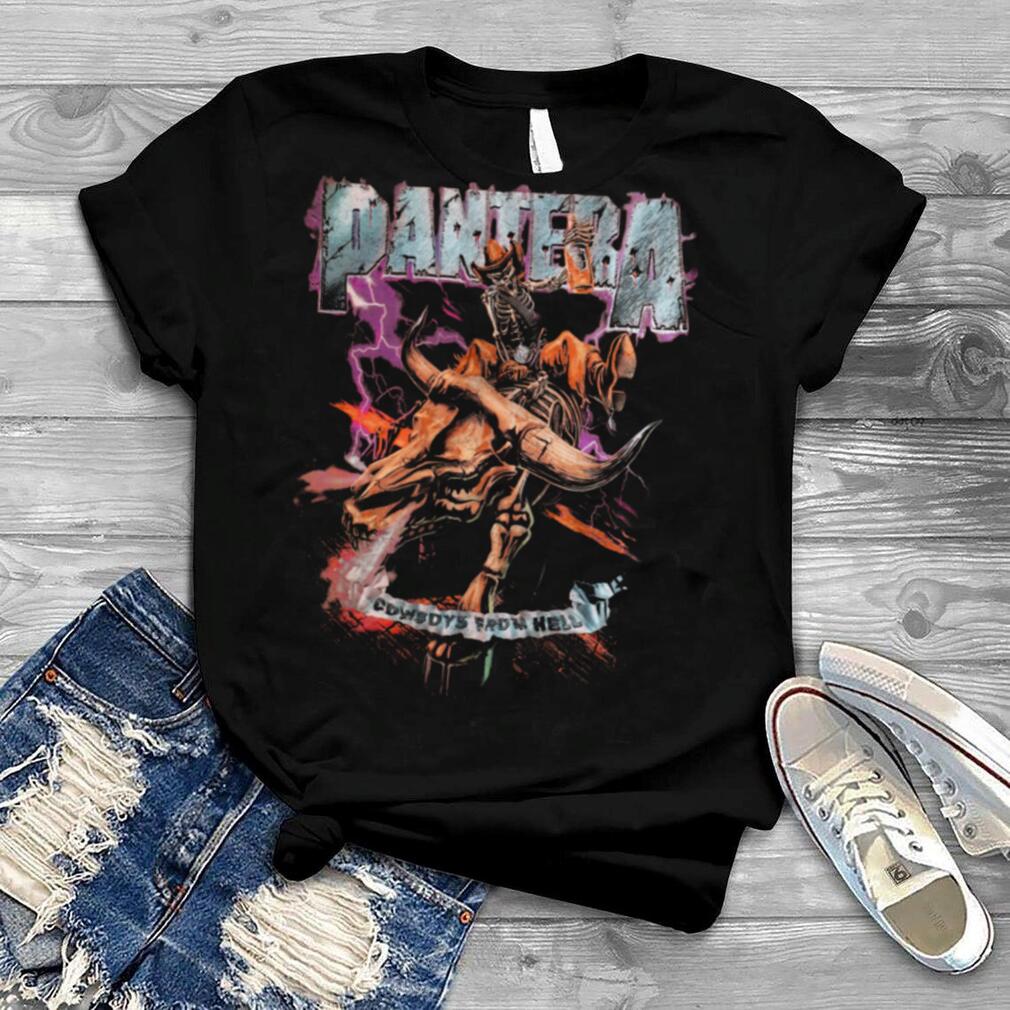 Pantera Official Cowboys From Hell Riding Skeleton Sweatshirt