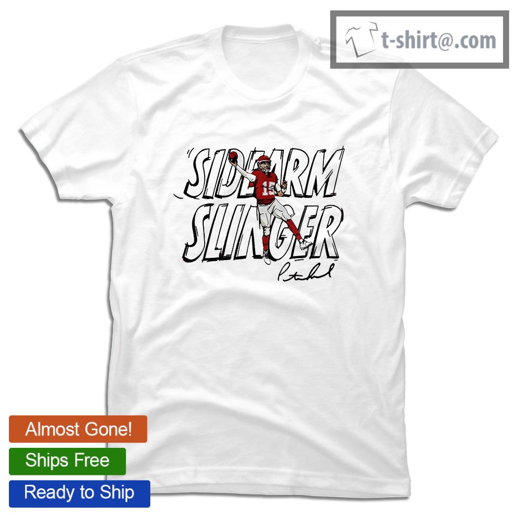 Patrick Mahomes Sidearm Slinger signature 2021 shirt