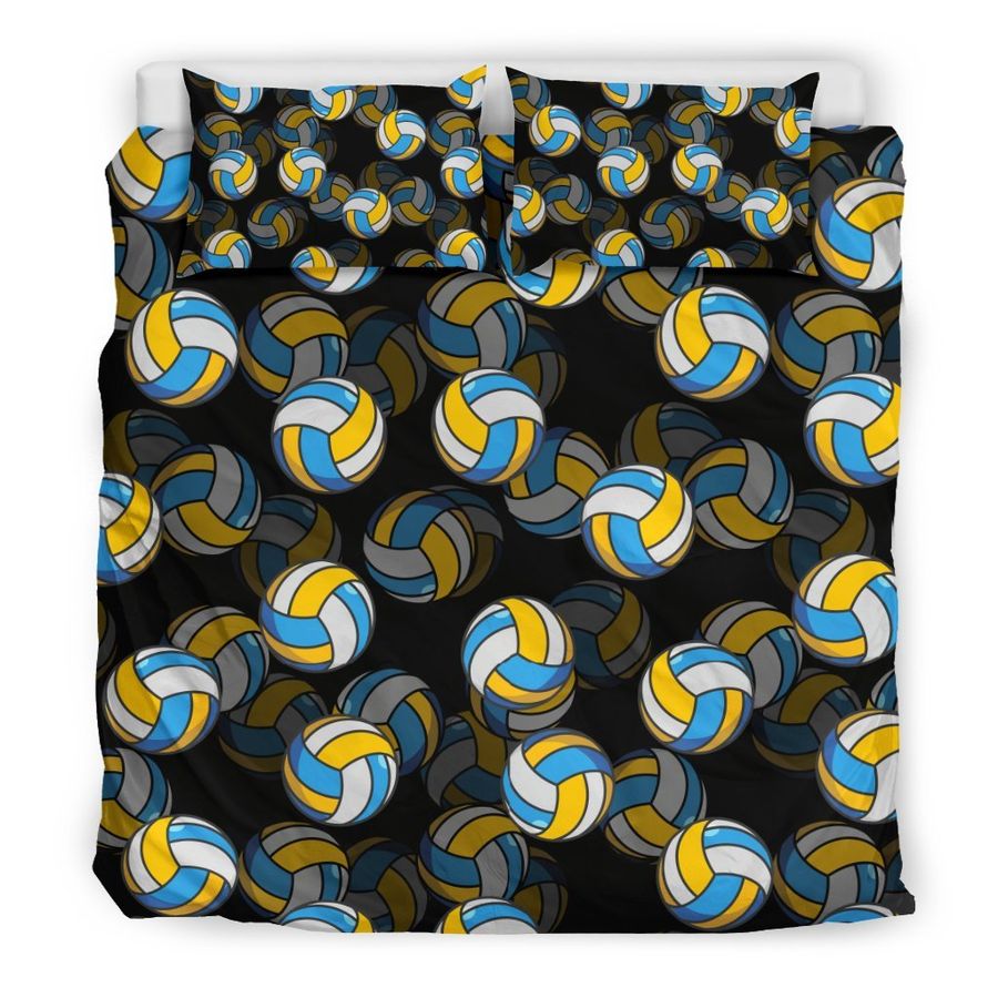 Pattern Print Volleyball Duvet Cover Bedding Set