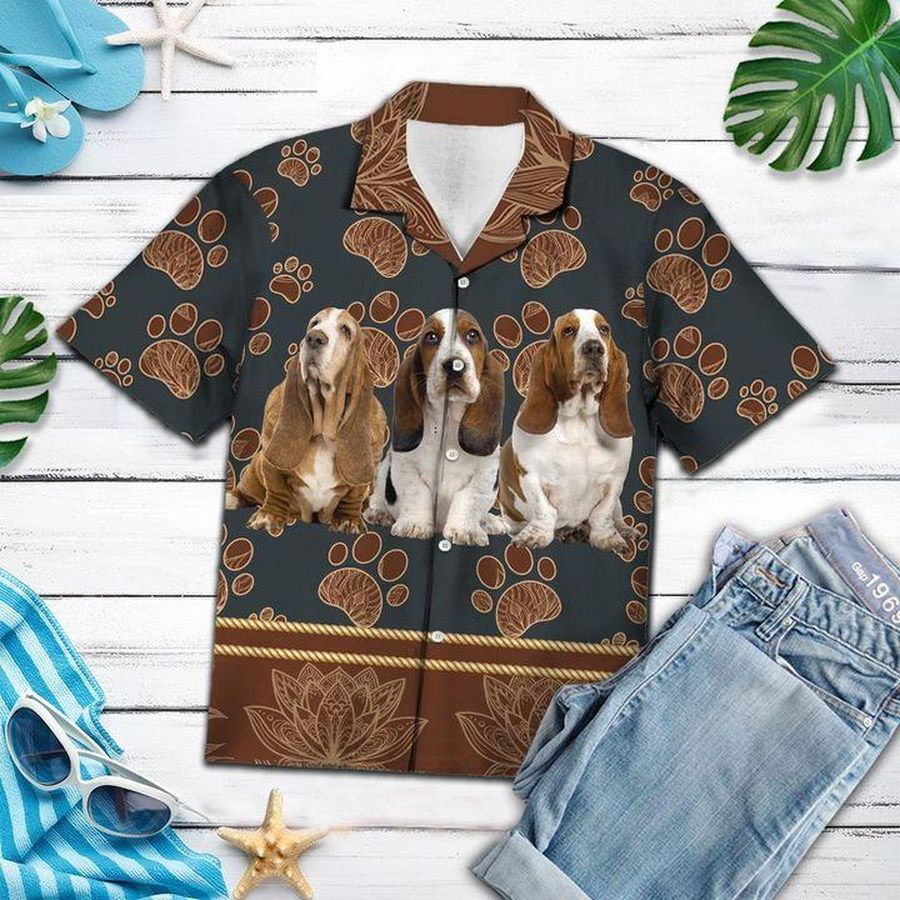 Paw Dog Aloha Hawaiian Shirt