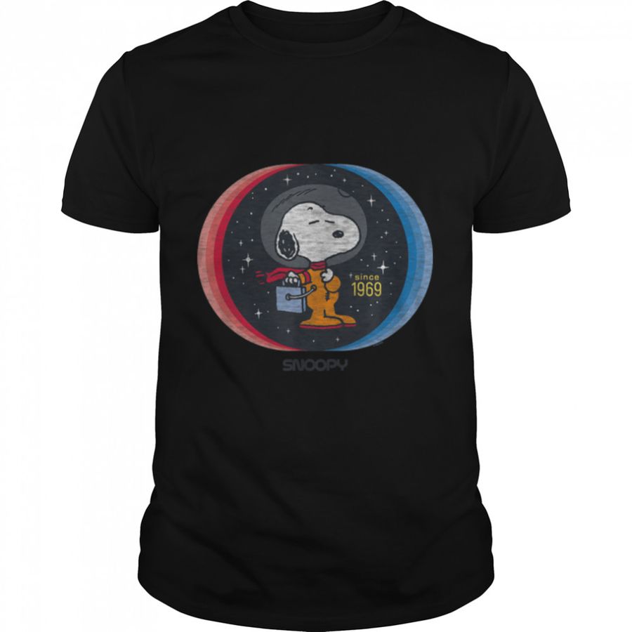 Peanuts Snoopy in Space 1969 T-Shirt B07ZLFMPX7