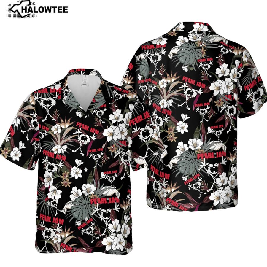 Pear Jam Hawaiian Shirts, Short-Sleeve Rock Music Unisex Hawaiian Shirt, Gift For Him, Gift For Her, Gift For Fan