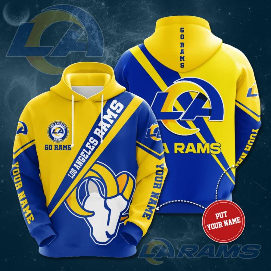 Los Angeles Rams 3D Hoodie Classic Teams