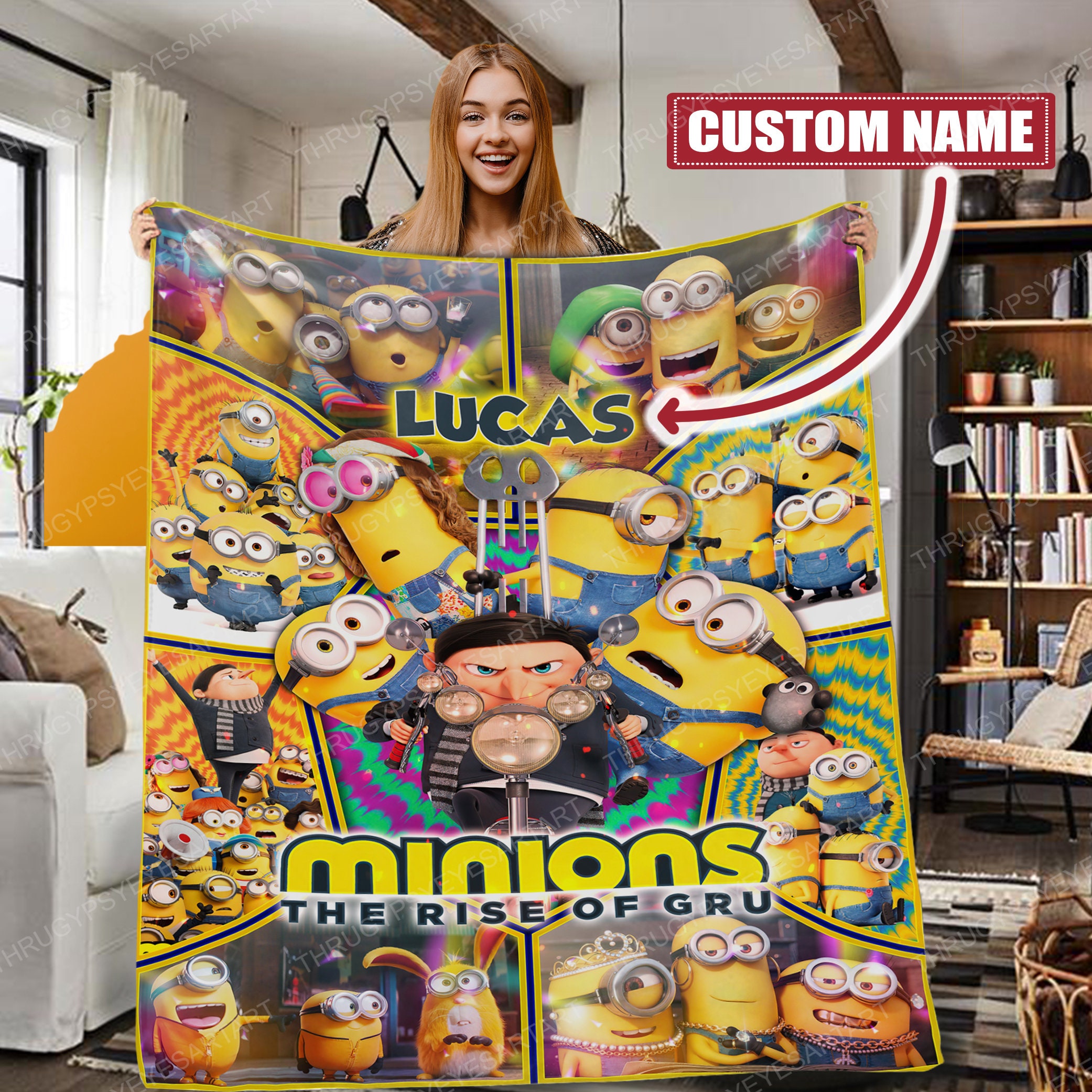 Personalized Minions The Rise Of Gru Blanket