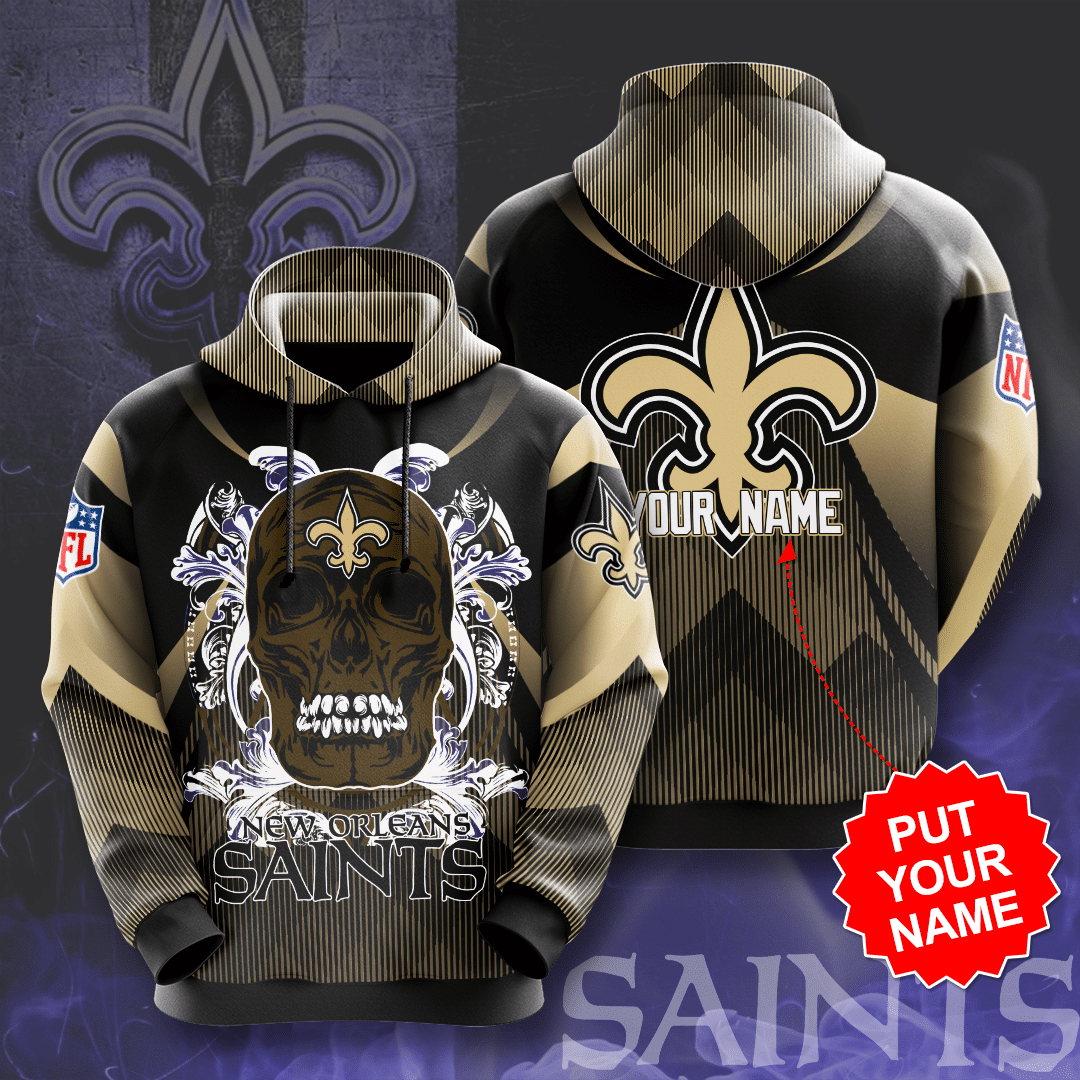 Personalized New Orleans Saints No1338 Custom Hoodie 3D