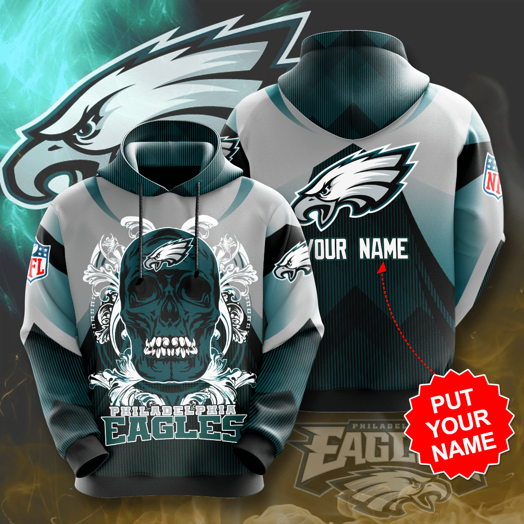 Personalized Philadelphia Eagles No1602 Custom Hoodie 3D