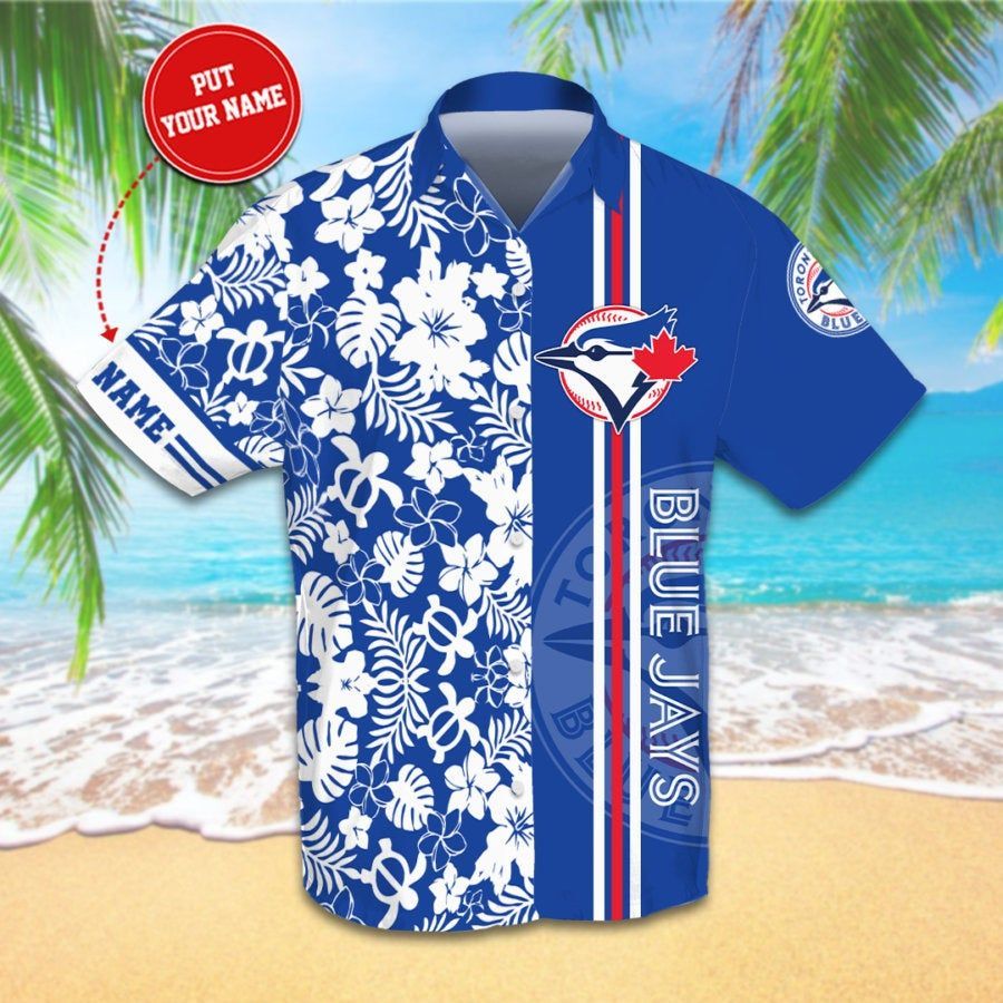 Personalized Toronto Blue Jays Hawaiian shirts Short Beach