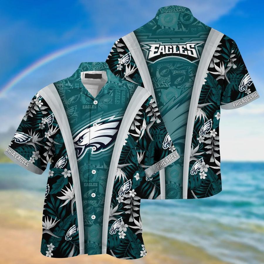 Philadelphia Eagles NFL Beach Summer Hawaiian Shirt And Short Gifts For Sports Football Fans