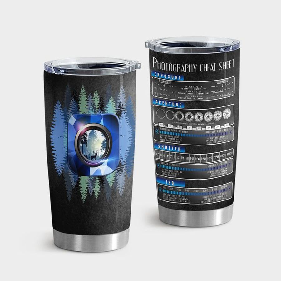 Photography Stainless Steel Tumbler, Photography Tumbler Tumbler Cup 20oz , Tumbler Cup 30oz, Straight Tumbler 20oz