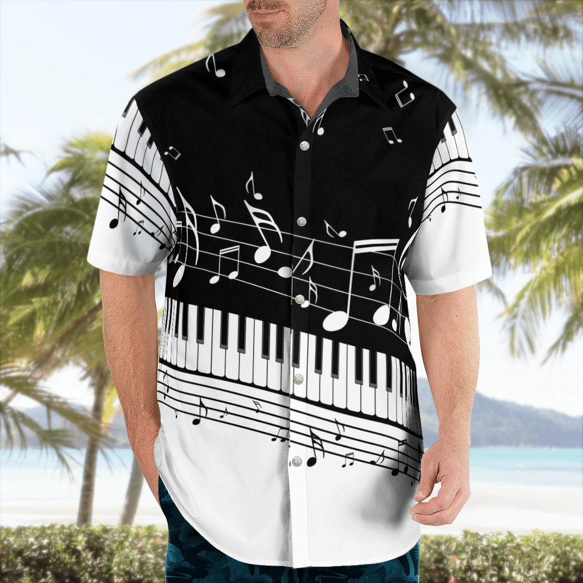 Piano Keys hawaii shirt