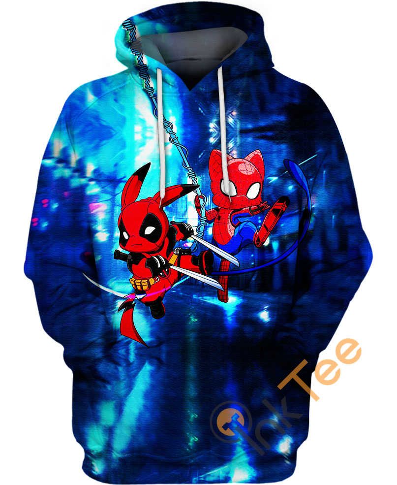 Pikapool And Spidermew Hoodie 3D
