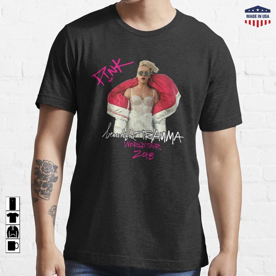 pink beautiful trauma world tour 2018 Essential T-Shirt