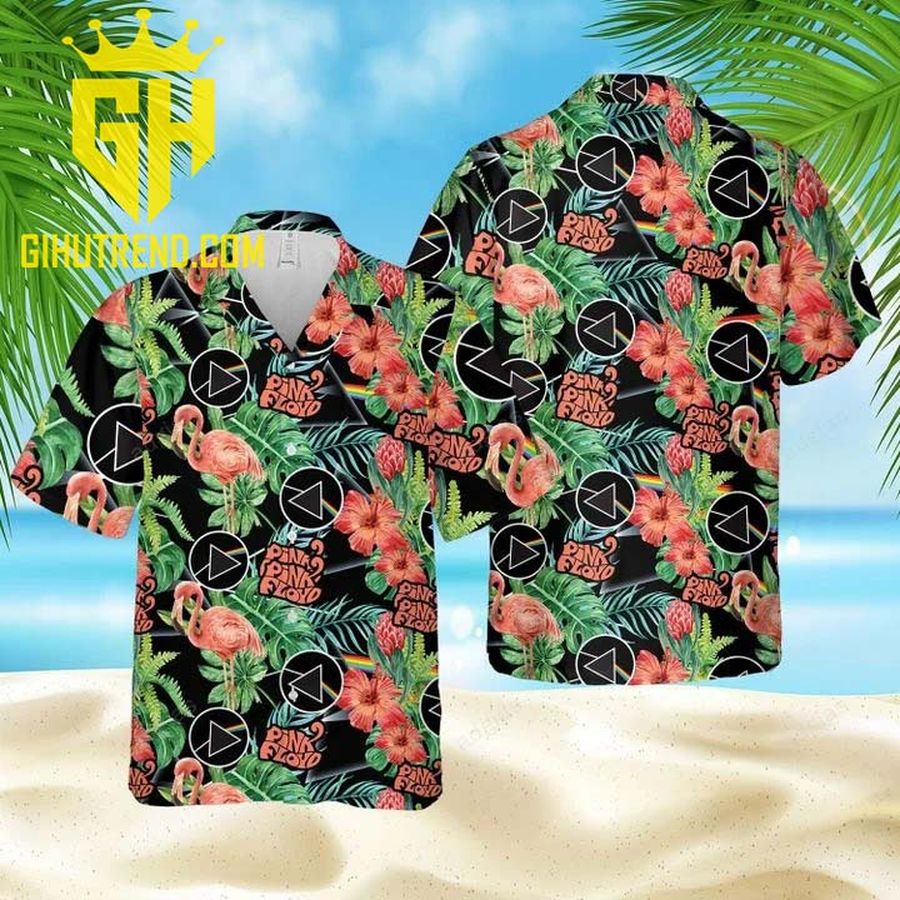 Pink Floyd Flamingo Aloha Beautiful Cheap Hawaiian Shirt