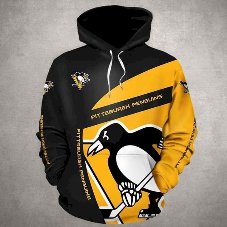 Pittsburgh Penguins Ice Hockey Team Pullover And Zippered Hoodies Custom 3D Graphic Printed 3D Hoodie All Over Print Hoodie For Men For Women