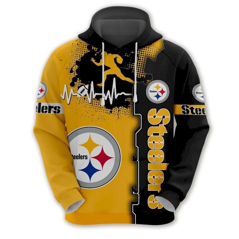 Pittsburgh Steelers New Full All Over Print S1608 Hoodie