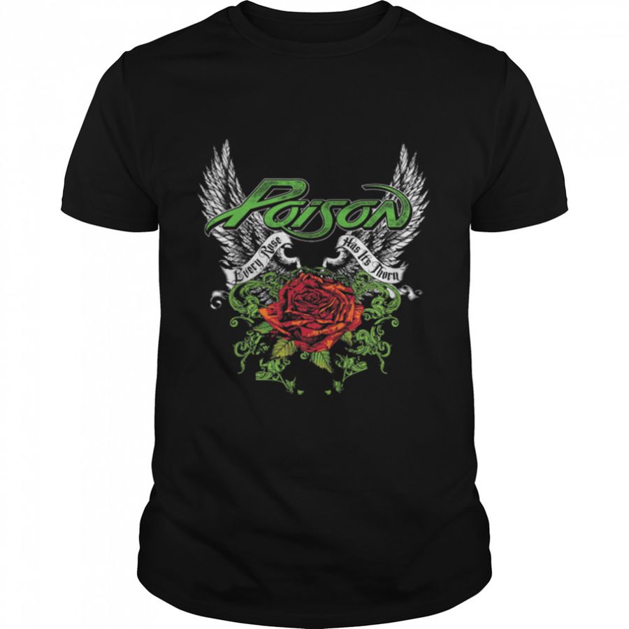 Poison – Thorns & Wings T-Shirt B07KVKF7WZ