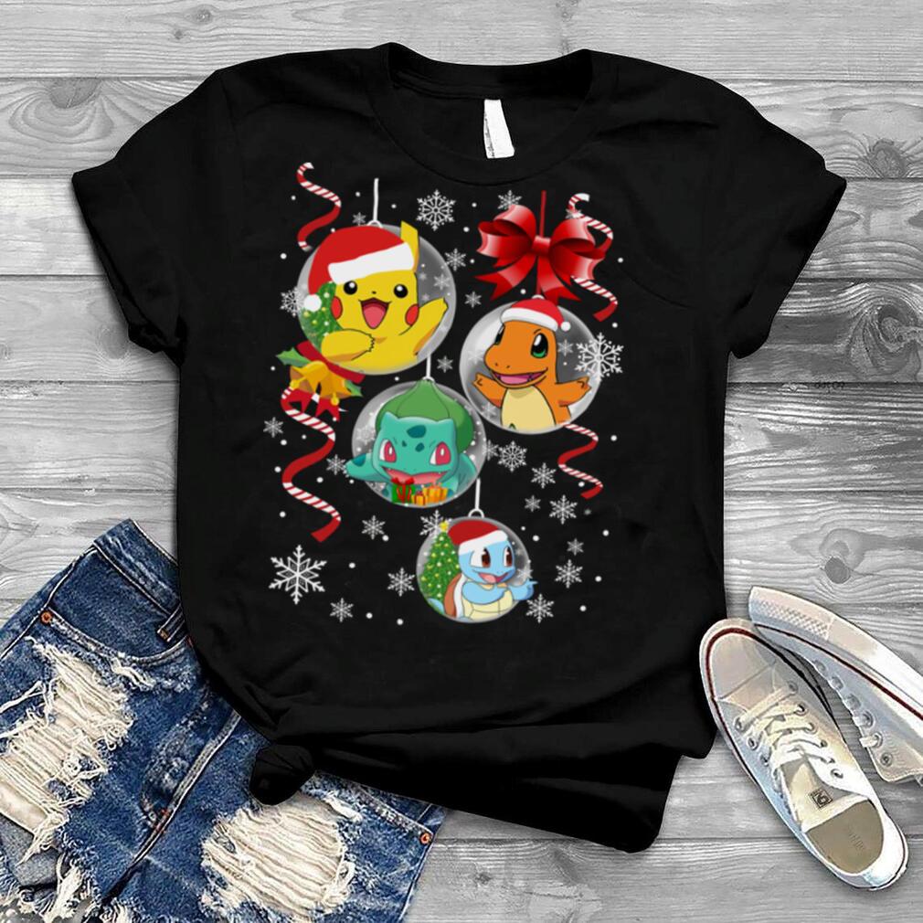 pokemon in bubbles christmas shirt