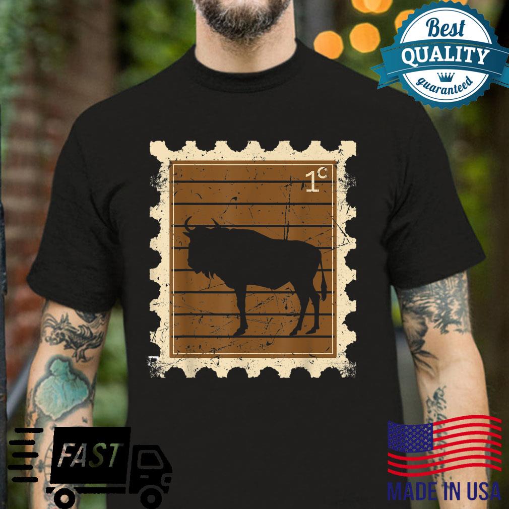 Postage Stamp with a Gnu Shirt