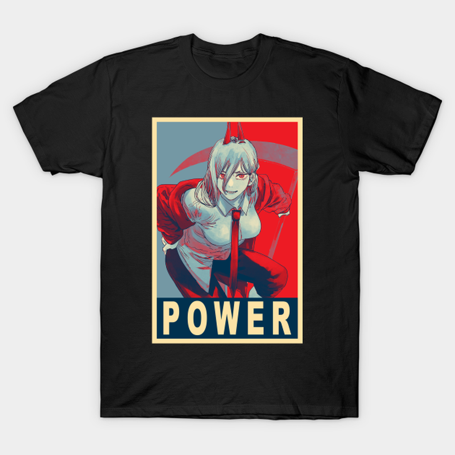 Power Poster - Chainsaw man T-shirt, Hoodie, SweatShirt, Long Sleeve.png