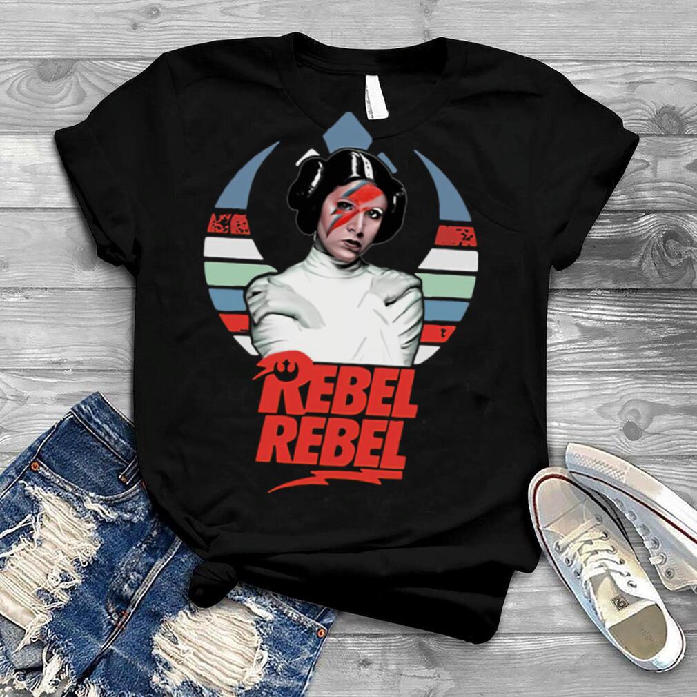 Princess Leia David Bowie Rebel Rebel shirt