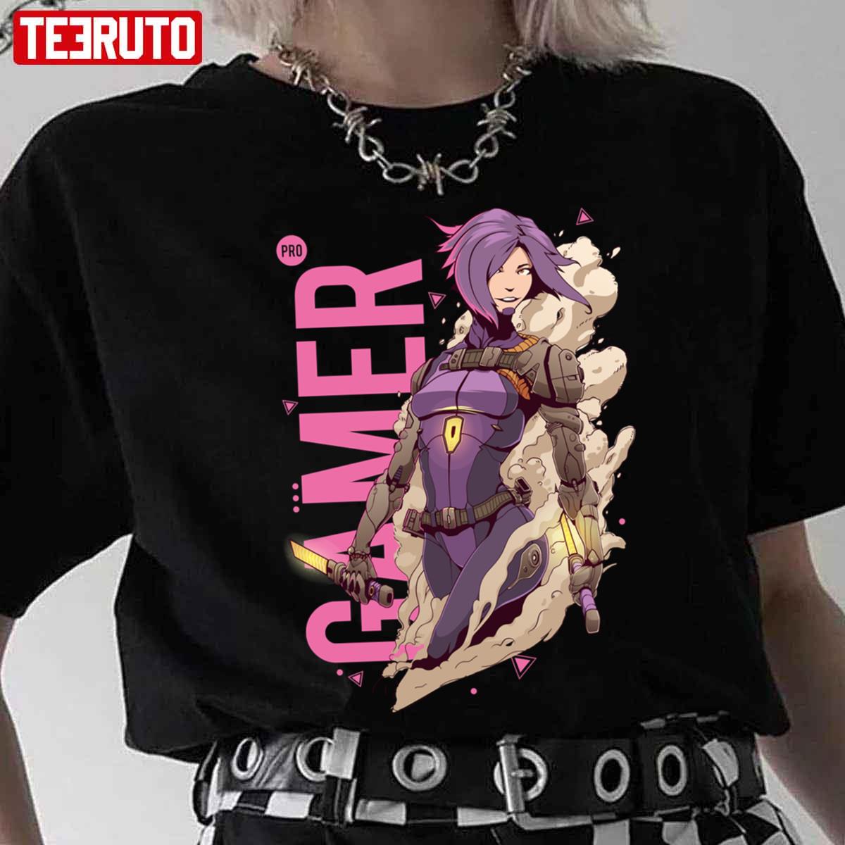 Pro Gamer Anime Warrior Unisex T-Shirt