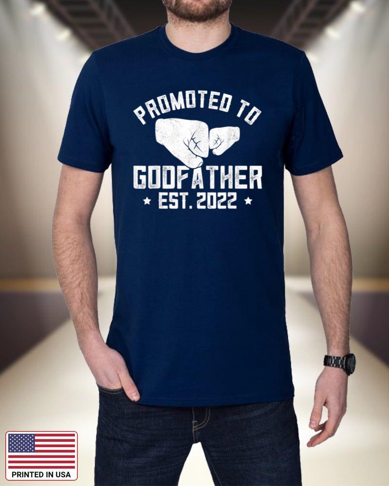 Promoted To Godfather 2022 Shirt, Pregnancy Announcement Dad WZS7c