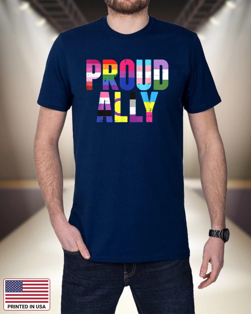 Proud Ally LGBTQ Lesbian Gay Bisexual Trans Pan Queer Gifts 2hEdP