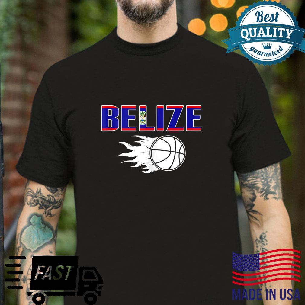 Proud Belize Basketball Fans Jersey Belizean Flag Sports Shirt