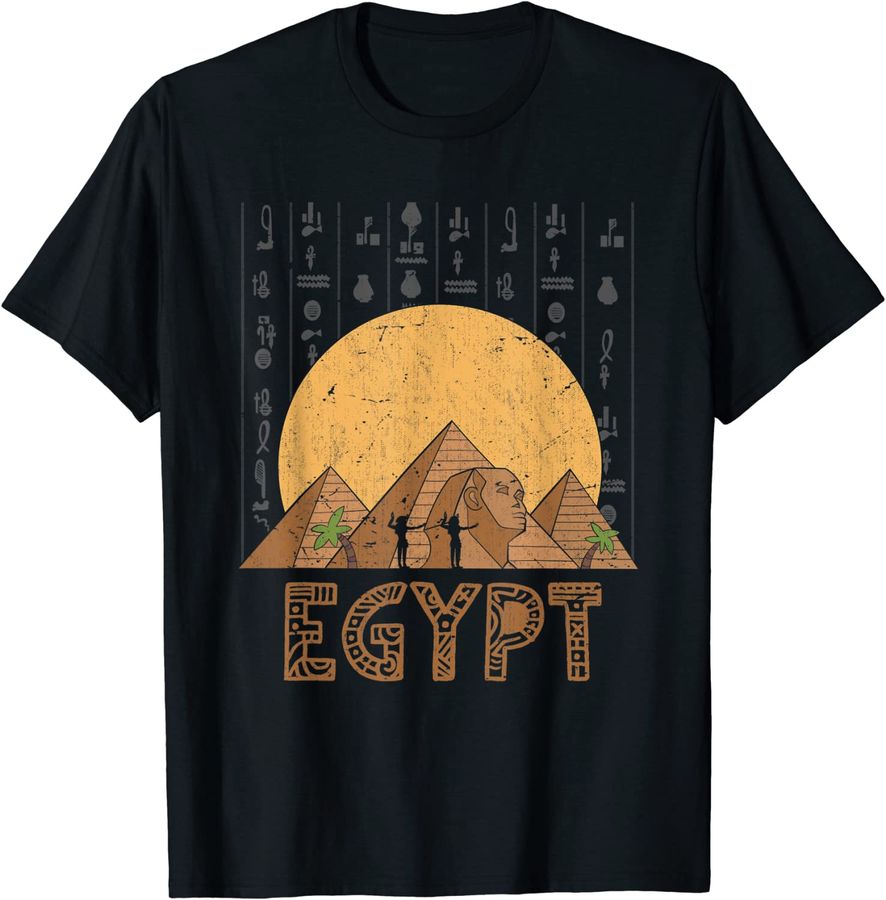 Proud Egyptian Pyramids Pharaoh Hieroglyphics Ancient Egypt