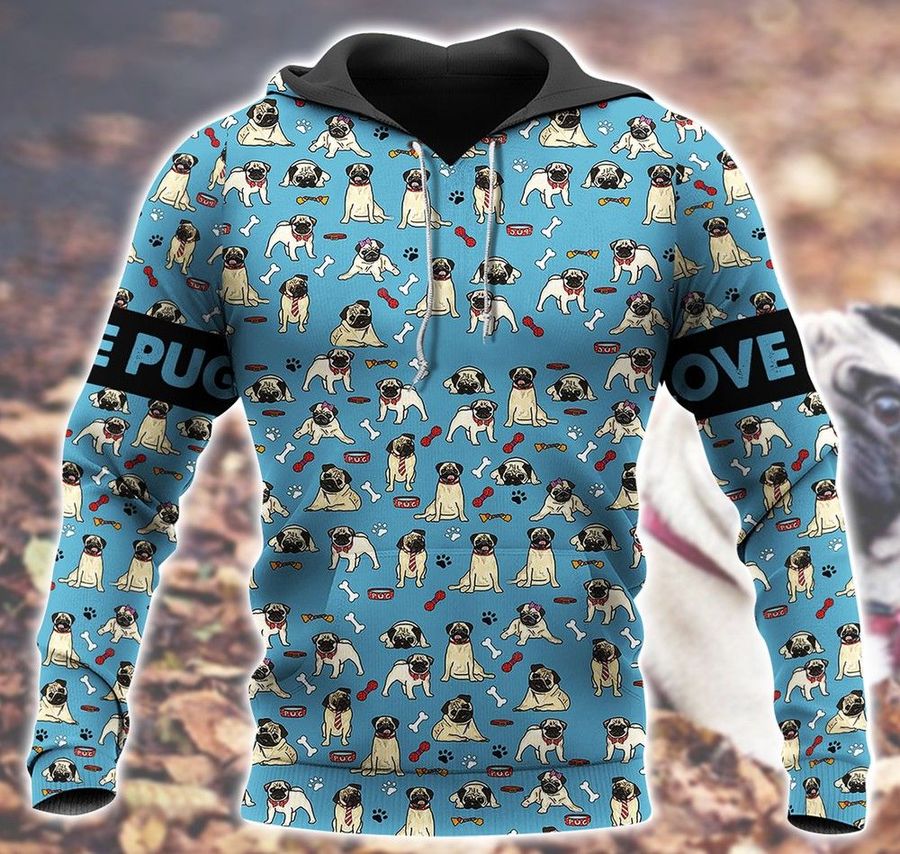 Pug 3D Hoodie For Men For Women All Over Printed Hoodie