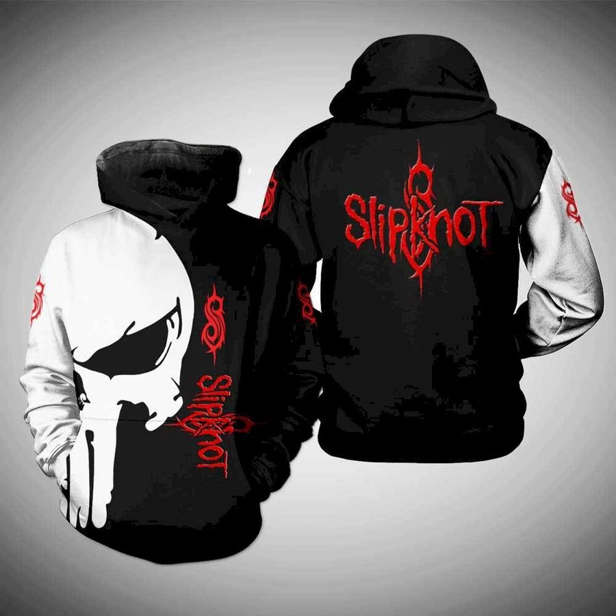 Punisher Skull Slipknot Hoodie Sweatshirt 3D Hoodie Sweatshirt