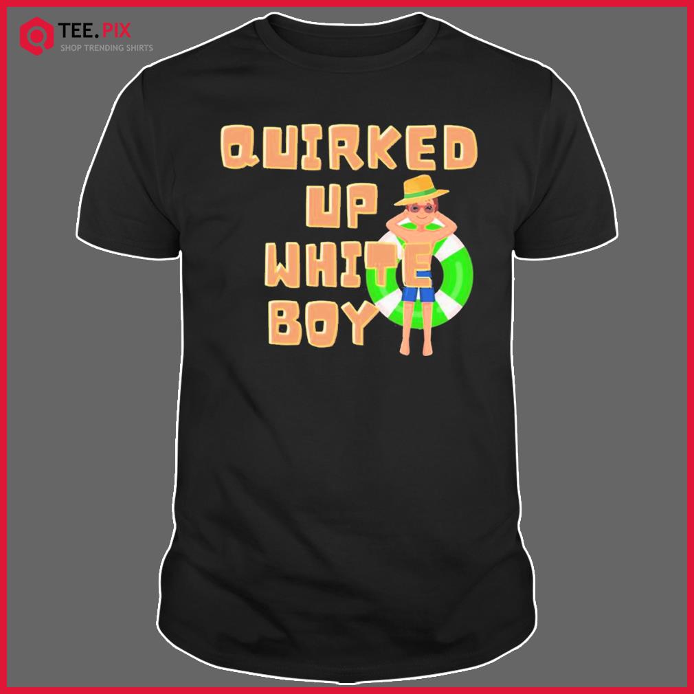 Quirked Up White Boy Art Shirt