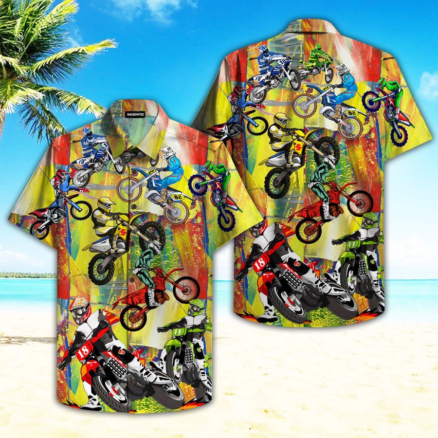 Racing Motocross Lover Aloha Hawaiian Shirt