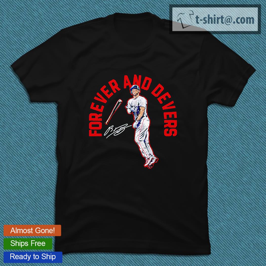Rafael Devers Forever and Devers signature T-shirt
