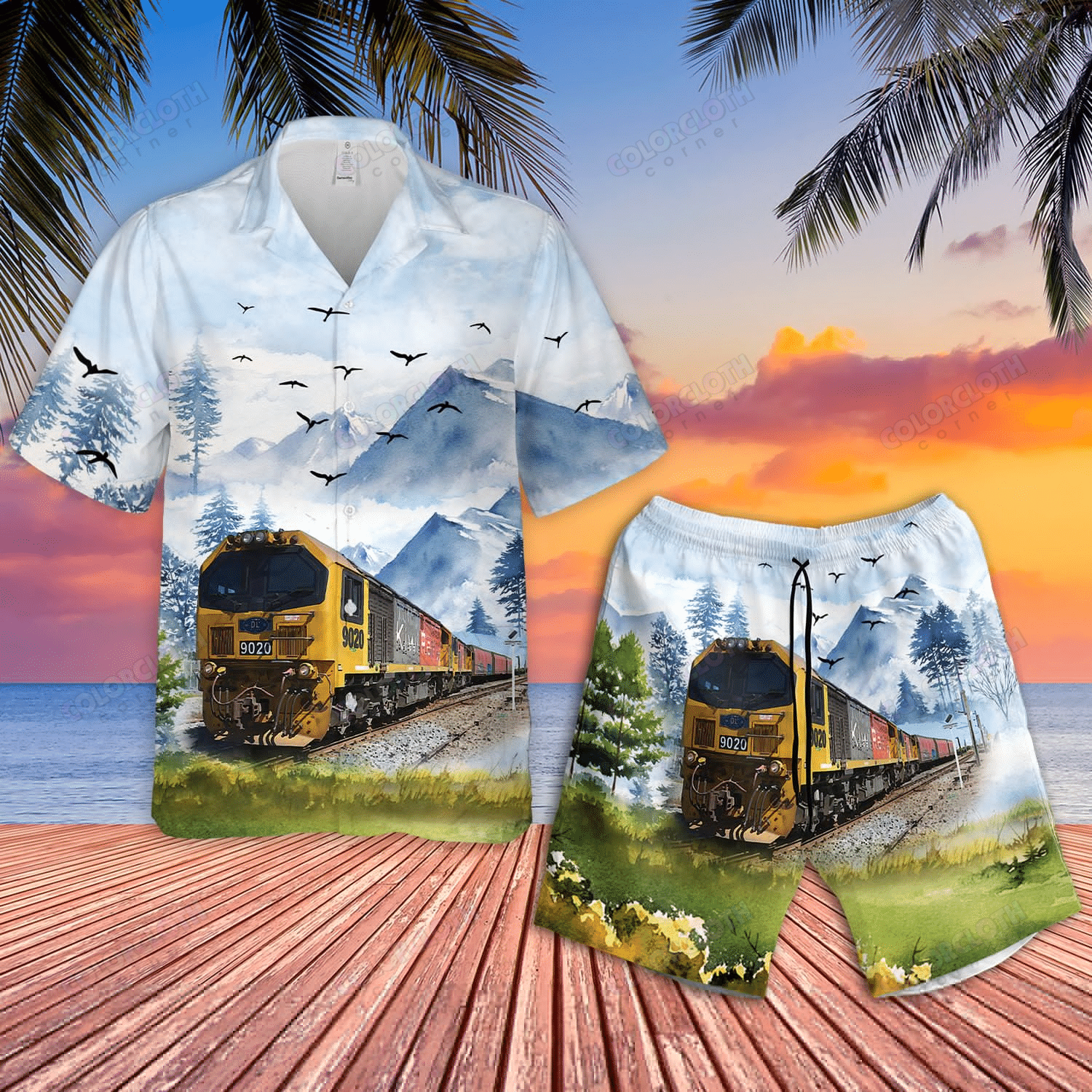 Rail Transport Hawaiian Shirt TY099006