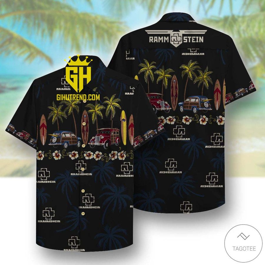 Rammstein Hawaiian Shirt And Hawaiian Shorts