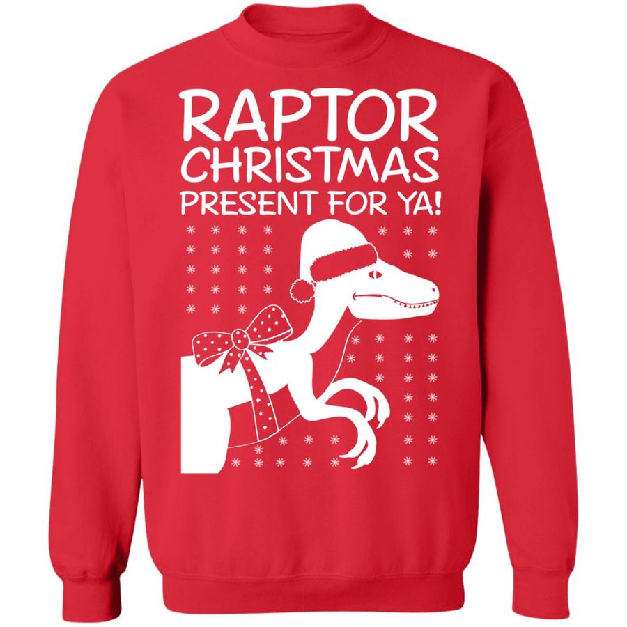 Raptor Christmas Present For Ya Christmas sweater