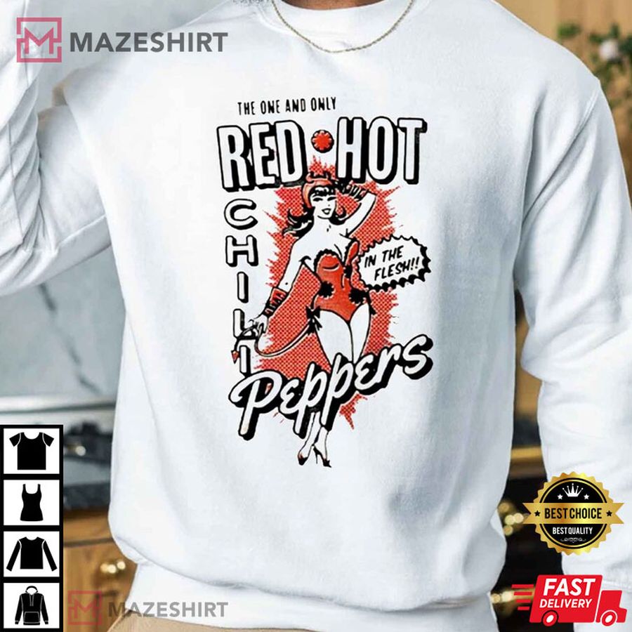 Red Hot Chili Peppers In The Flesh Girls 2022 Concert T-Shirt