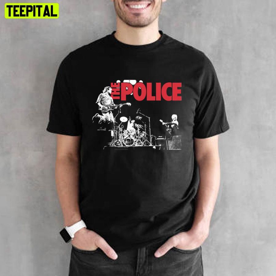 Red Justice Police Cap Unisex T-Shirt
