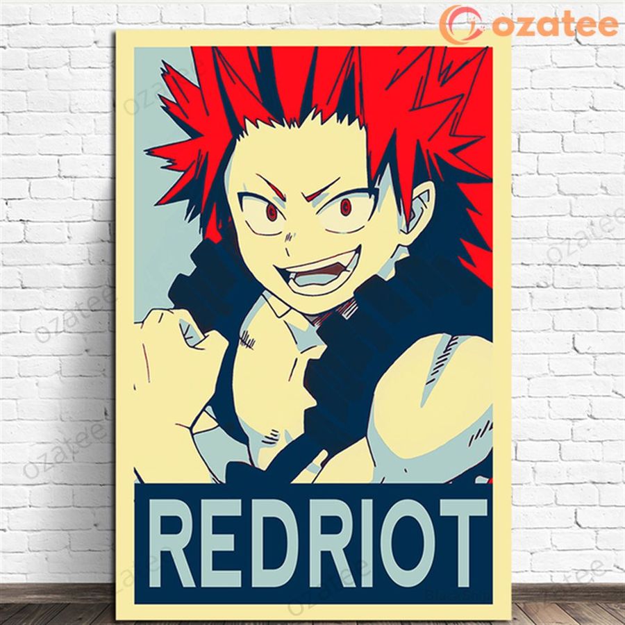 Redriot My Hero Academia Anime Art Poster For Bedroom Gift