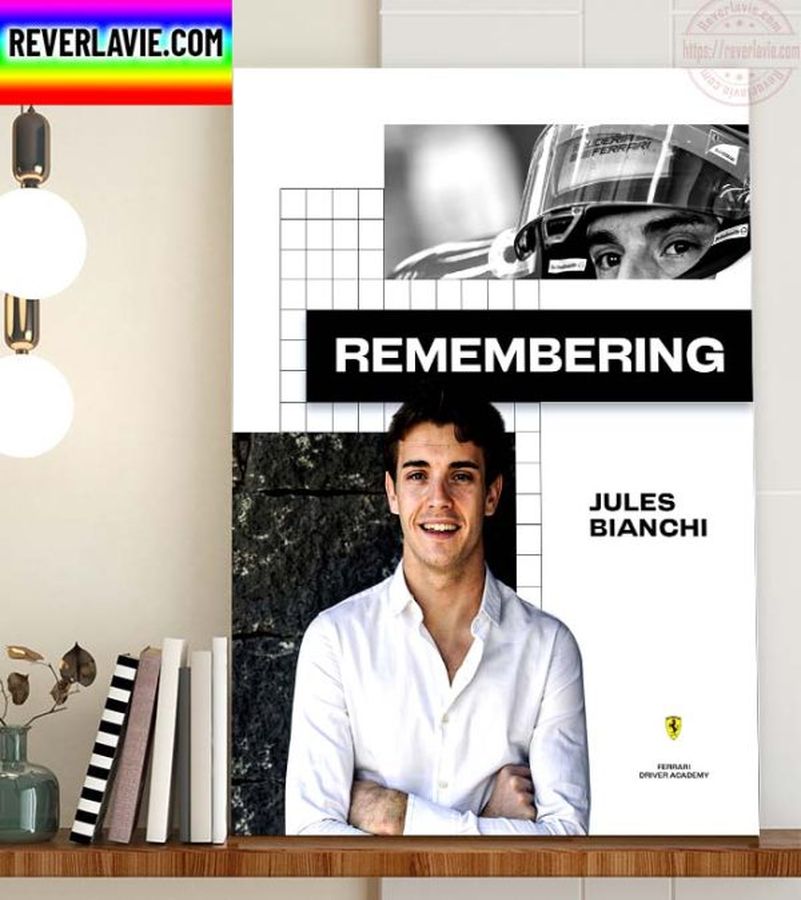 Remembering Jules Bianchi Always In Our Hearts Home Decor Poster Canvas