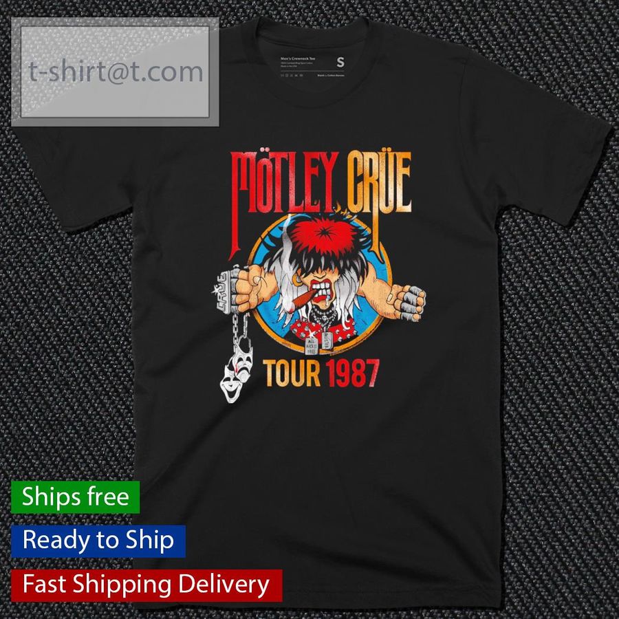 Replicated Motley Crue Tour 1987 Vintage Shirt