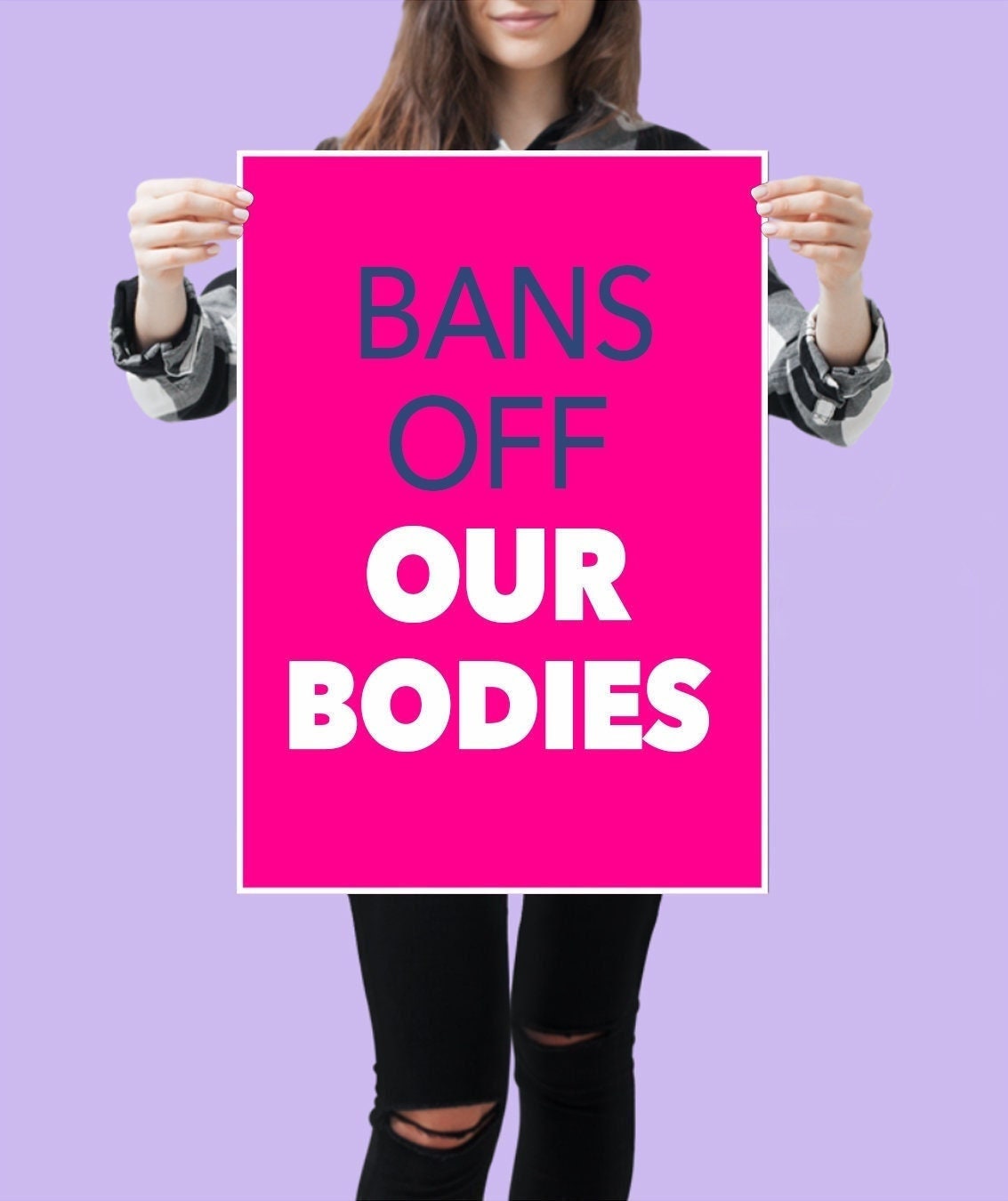 Reproductive Rights Poster, Bans off Our Bodies Poster, Abortion Rights Poster, Roe v wade poster, Pro choice poster