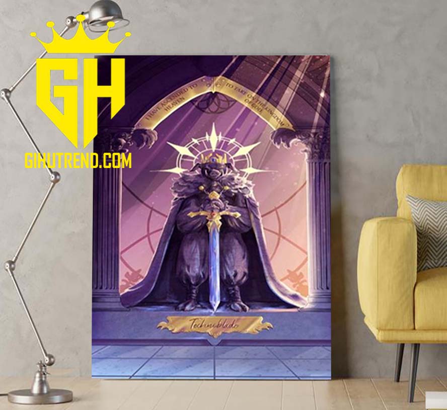 Rest In Peace The Legend Technoblade Kingdom of God-Technoblade Never Dies Poster Canvas Home Decoration