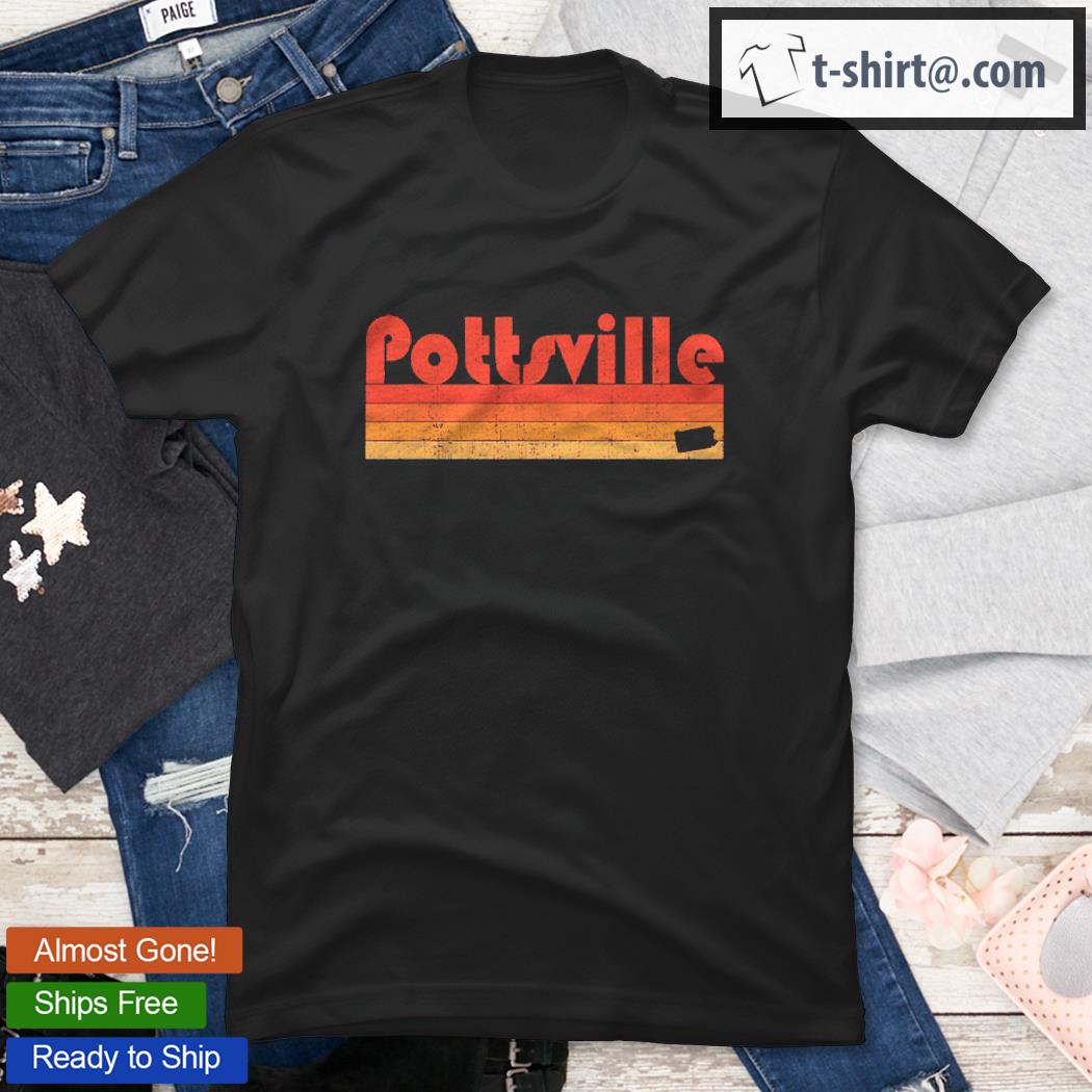Retro 80S Style Pottsville Pa Shirt