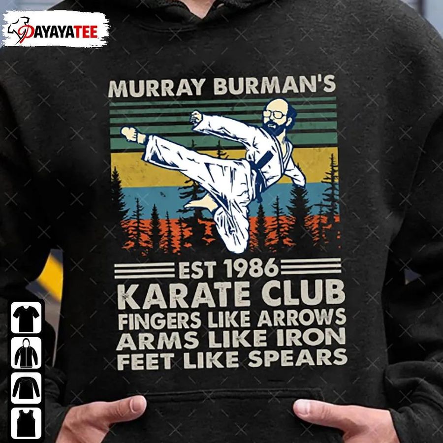 Retro Murray Bauman’S Karate Club Shirt Stranger Things Inspired