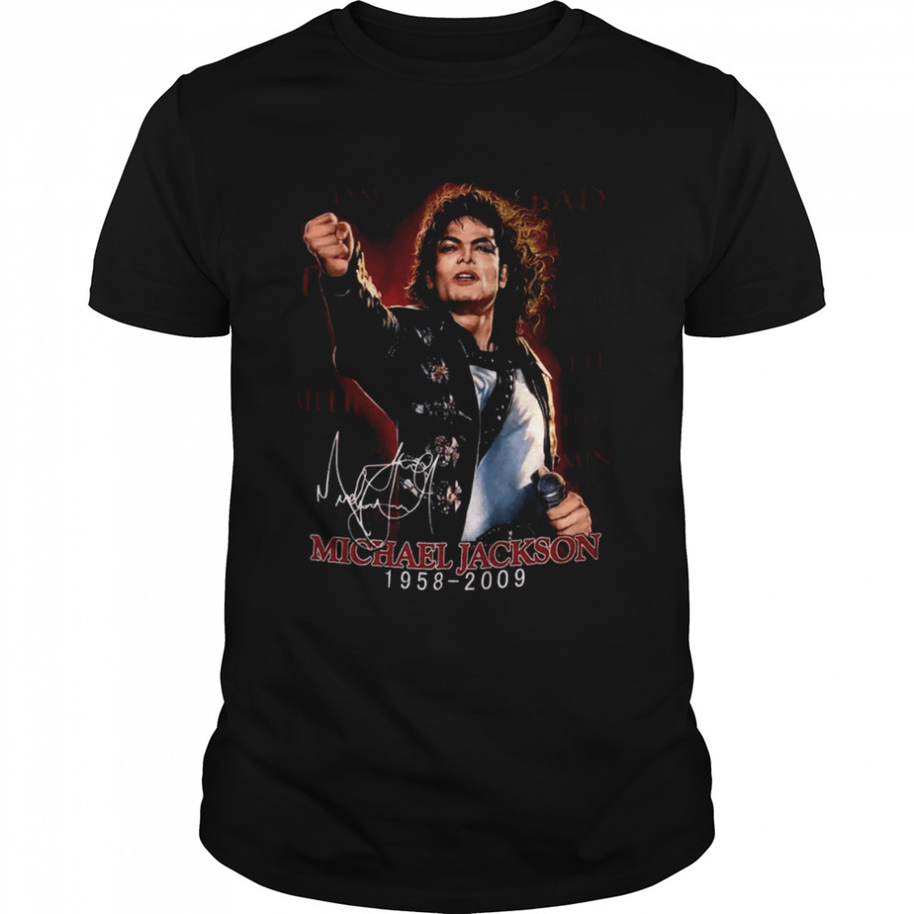 Retro Portrait Vintage Michael Jackson Inspired Mj Unisex Rap shirt