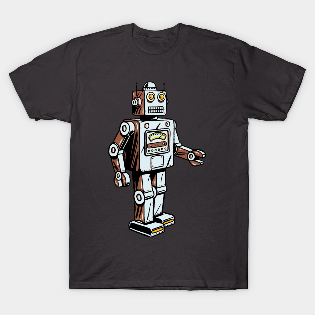Retro Robot T-shirt, Hoodie, SweatShirt, Long Sleeve