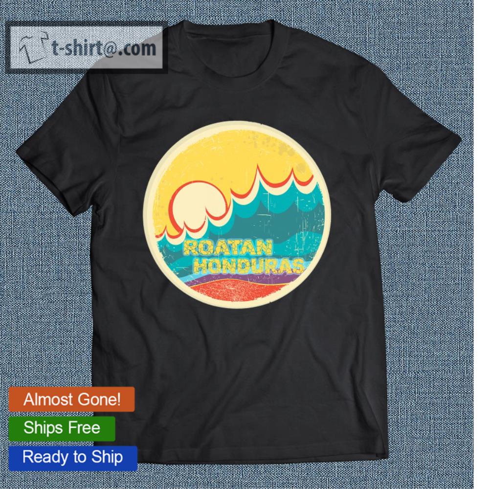 Retro Vintage Roatan Honduras Vacation T-shirt